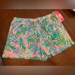 Lilly Pulitzer 
Girls shorts: size XL